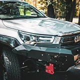 Toyota Hilux N80 2020-2023 Revolution Bullbar | ADR Airbag | Matte Black
