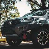 Toyota Hilux N80 2020-2023 Revolution Bullbar | ADR Airbag | Matte Black