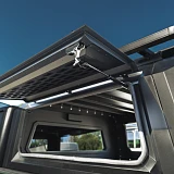 Gladiator Canopy + Roof Rack |  Gen2 | Aluminium Matte Black
