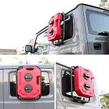 10L Heavy Duty Yellow Jerry Can w/ 2 Mounting Holders & Locks