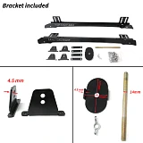 Roof Rack Fits TOYOTA Hilux 05-15 Powder Coated Steel 4wd Luggage Basket Carrier Trade