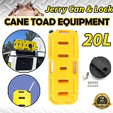 20L Jerry Can Fuel Container Heavy Duty With Holder Yellow Spare Container