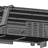 Steel Canopy Internal Front Shelving Molle Panel 