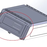 Steel Side Door with Sliding Window (Driver-side)
