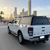 Original Tradecap Aluminium Canopy + Roof Rack Powder Coated - Ford Ranger PX123 & Mazda BT50 Powder Coated 