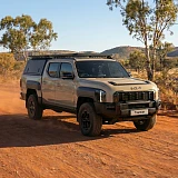 Kia Tasman 2025+ Steel Canopy | Matte Black, Front/Rear Window