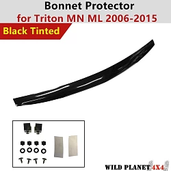 Bonnet Protector for Mitsubishi Triton 2006-2015 ML MN Tinted Guard