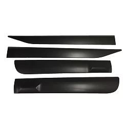 Door Cladding Side Body Slim Trim for Toyota Hilux 2015-2023 N80 Moulds SR SR5 Matt Black