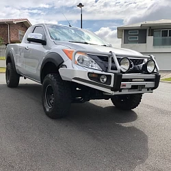 Fender Flares Matte Black OEM Style For Mazda BT50 BT-50 2011-2020 4WD Guard Arch