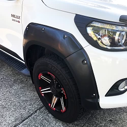 Fender Flares Jungle Style Matte Black Wheel Arch Cover fit Toyota Hilux 2015-2019 N80 4WD