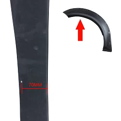 Fender Flares Jungle Style Matte Black for Nissan Navara NP300 D23 2015- ON Wheel Arch Cover 4WD 