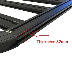 Universal Aluminium Low-Profile Roof Rack 1300MM X 1236MM 