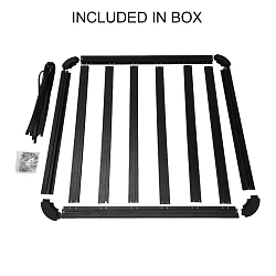 Universal Aluminium Low-Profile Roof Rack 1300MM X 1236MM 