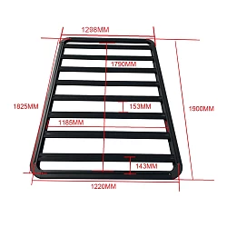 Universal Aluminum Roof Rack Plarform 1900MM X 1300MM