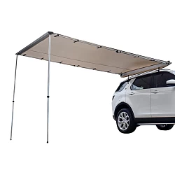 Awning 2.5x3m 280GSM Side Sunshade Camping Car Side Pullout Tent Camper 4X4 4WD