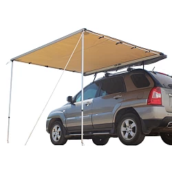 Awning 2x2m 280GSM Side Sunshade Camping Car Side Pullout Tent Camper 4X4 4WD