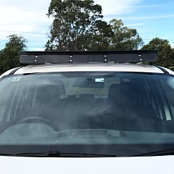 Car Rack Aerodynamic Roof Wind Fairing Air Deflector Kit Black 