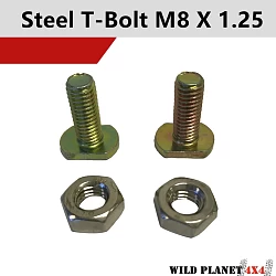 T-Bolt 15mm Thread for Rhino Rola Roof Rack Roller Shutter Awning Accessories M8 X2