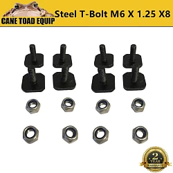 8xT-Bolt 20x20mm Thread for Roof Rack Platform Channel Awning Accessories M6 8 pack