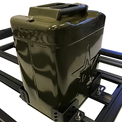 Roof Platform Jerry Can Holder Multi Fit Tank Tool box fit Rhino Rack and other with Channel Mount