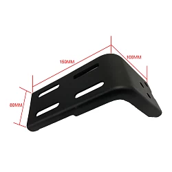 4x Universal Gutter Mount Roof Rack Brackets 100mm 