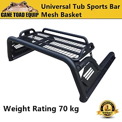 Universal Ute Sports Bar Top Tub Rack - Full Length