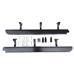 Heavy Duty Steel Side Steps / Rock Sliders for Nissan Navara D22