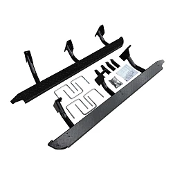 Heavy Duty Steel Side Steps / Rock Sliders with Brush Bars for Mitsubishi Triton ML MN 