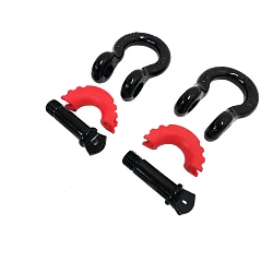 D Shackle WLL 4.75 Ton Rated 20mm 4WD Recovery Tow Car Trailer 2PCS Caravan