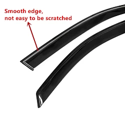 Premium Weathershields Window Visor for Hilux Dual Cab 05-15 Toyota Slim Fit 