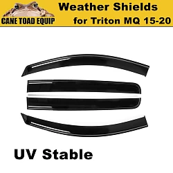 Premium Weathershields Window Visors for Triton MQ MR 2015-2022 Mitsubishi