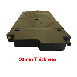 Water Tank 4WD Polyethylene Slimline Vertical Mount Camping Tank 45L 4X4 Country Outback