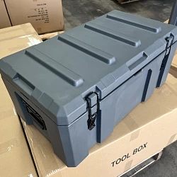 50L Poly Tool Box Storage Grey