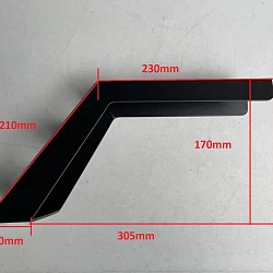 Universal Tub Rack Lower Leg Bracket Set Multi function Carrier Cage Hilux Ranger Triton Navara Dmax Cannon All Ute