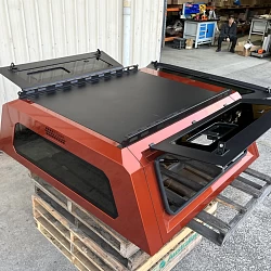 Steel Canopy VW Amarok 2010-2022 Gen 2 + with Pet Window Doors 