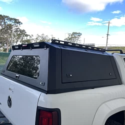 Steel Canopy VW Amarok 2010-2022 Gen 2 + with Pet Window Doors 