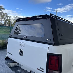 Steel Canopy VW Amarok 2010-2022 Gen 2 + with Pet Window Doors 