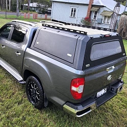 Roof Rack+Powder Coated Galvanized Steel Canopy for LDV T60/T60 MAX 2017+ Standard Tub only