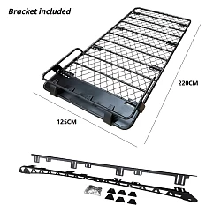 Roof Basket Rack Fits TOYOTA FJ Cruiser Aluminium Alloy Roof Tent 4X4 4WD Hydronalium