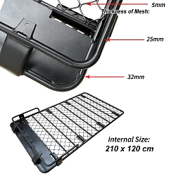 Roof Basket Rack Fits TOYOTA FJ Cruiser Aluminium Alloy Roof Tent 4X4 4WD Hydronalium