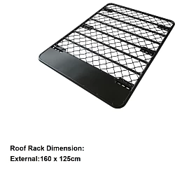 Roof Rack Fits JEEP Grand Cherokee 02/11 on Aluminium Alloy Flat Low Profile Hydronalium