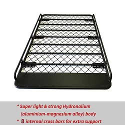 Roof Rack Fits Land Cruiser 100 Aluminium Alloy Powder Coated Tradesman Cargo 4wd Luggage Carrier Trade