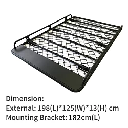 Aluminium Roof Rack Platform for Land Cruiser 200 