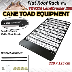 Roof Rack Fits TOYOTA Land Cruiser 200 Series Aluminium Alloy Flat Low Profile Platform Hydronalium