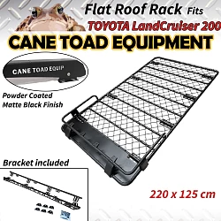 Roof Basket Rack Fits TOYOTA Landcruiser 200 Aluminium Alloy Powder Coated Roof Tent 4X4 4WD Hydronalium