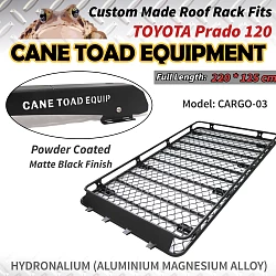 Roof Rack Basket Fits TOYOTA Prado 120 series Aluminium Alloy CARGO 4X4 4WD Cage Hydronalium