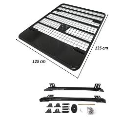 Roof Rack Fits TOYOTA Hilux 97-15 Ute Powder Coated Steel 4wd Luggage Basket Carrier Trade Low Profile