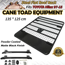 Roof Rack Fits TOYOTA Hilux 97-15 Ute Powder Coated Steel 4wd Luggage Basket Carrier Trade Low Profile