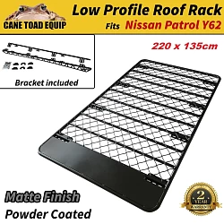 Roof Rack Fits Nissan Patrol Y62 Aluminium Alloy Flat Low Profile Platform Hydronalium