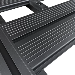 190x125cm Alloy Flat Roof Rack Platform Aluminium